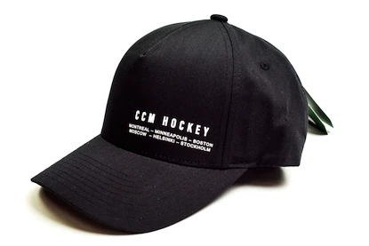 Czapka baseballowa CCM Nostalgia Low Profile Adjustable Cap Black Senior