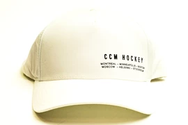 Czapka baseballowa CCM Nostalgia Low Profile Adjustable Cap White Senior