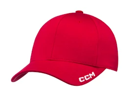 Czapka baseballowa CCM Team Training Flex Red Senior