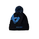 Czapka Bauer  Intarsia Knit Pom Navy/Blue Youth