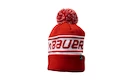 Czapka Bauer  Team Ribbed Pom Red