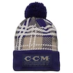 Czapka CCM Holiday Pom Knit A Navy Senior