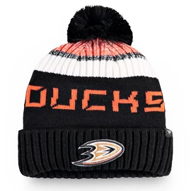 Czapka Fanatics Pro Rinkside Goalie Beanie Pom Knit NHL Anaheim Ducks