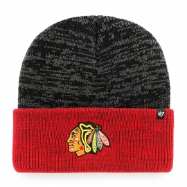 Czapka zimowa 47 Brand Two Tone Brain Freeze Cuff Knit NHL Chicago Blackhawks