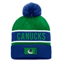 Czapka zimowa Fanatics  Authentic Pro Game & Train Cuffed Pom Knit Vancouver Canucks