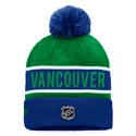 Czapka zimowa Fanatics  Authentic Pro Game & Train Cuffed Pom Knit Vancouver Canucks