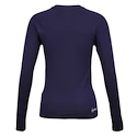 Damska koszulka kompresyjna CCM  LS Training Tee Navy Senior