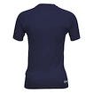 Damska koszulka kompresyjna CCM  SS Training Tee Navy Senior