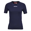 Damska koszulka kompresyjna CCM  SS Training Tee Navy Senior