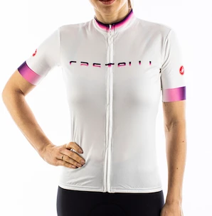 Damska koszulka rowerowa Castelli  Gradient Jersey Ivory L