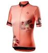 Damska koszulka rowerowa Castelli  Primavera Jersey Peach Echo XL