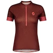 Damska koszulka rowerowa Scott  Endurance 20 S/Sl Rust Red/Brick Red M