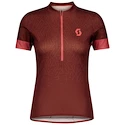 Damska koszulka rowerowa Scott  Endurance 20 S/Sl Rust Red/Brick Red M