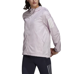 Damska kurtka adidas Own The Run Hooded Running Windbreaker Almost Pink