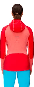 Damska kurtka Mammut  Eiswand Advanced ML Hooded Jacket Barberry/Azalea M