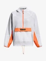 Damska kurtka Under Armour  Rush Woven Anorak-WHT