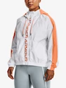 Damska kurtka Under Armour  Rush Woven FZ Jacket-WHT