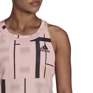 Damski podkoszulek adidas  Club Graphic Tank Wonder Mauve S