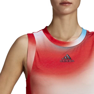 Damski podkoszulek adidas  Melbourne Printed Match Tank White/Red/Blue