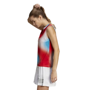 Damski podkoszulek adidas  Melbourne Printed Match Tank White/Red/Blue