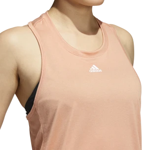 Damski podkoszulek adidas  Training 3-Stripes Tank Ambient Blush XS