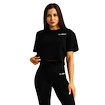 Damski podkoszulek GymBeam  Limitless Cropped T-shirt Black