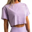 Damski podkoszulek GymBeam  Limitless Cropped T-shirt Lavender