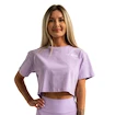 Damski podkoszulek GymBeam  Limitless Cropped T-shirt Lavender