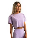 Damski podkoszulek GymBeam  Limitless Cropped T-shirt Lavender