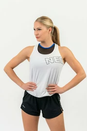 Damski podkoszulek Nebbia FIT Activewear Tank Top “Airy” with Reflective Logo white