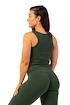 Damski podkoszulek Nebbia  Organic Cotton Ribbed Tank Top 414 dark green