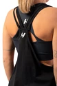 Damski podkoszulek Nebbia  Sleeveless Loose Cross Back Tank Top "Feeling Good" Black