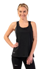 Damski podkoszulek Nebbia  Sleeveless Loose Cross Back Tank Top "Feeling Good" Black