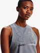 Damski podkoszulek Under Armour  Live Sportstyle Graphic Tank Steel Medium Heather Gray