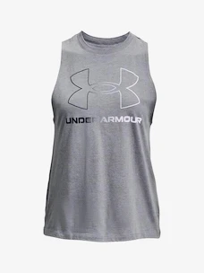 Damski podkoszulek Under Armour  Live Sportstyle Graphic Tank Steel Medium Heather Gray S