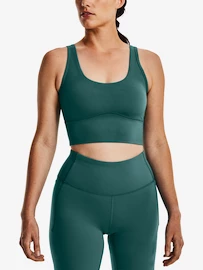 Damski podkoszulek Under Armour Meridian Fitted Crop Tank-GRN