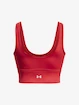 Damski podkoszulek Under Armour  Meridian Fitted Crop Tank-RED