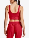 Damski podkoszulek Under Armour  Meridian Fitted Crop Tank-RED