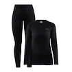 Damski zestaw termiczny Craft  Core Warm Baselayer black