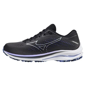 Damskie buty do biegania Mizuno  Wave Rider Wave Rider 25 / Blackened Pearl / 10077C / Violet Glow