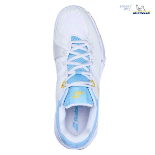 Damskie buty gimnastyczne Babolat  Shadow Spirit Women White/Light Blue