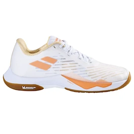 Damskie buty gimnastyczne Babolat  Shadow Tour 5 Women White/Yellow