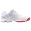 Damskie buty gimnastyczne Mizuno  Wave VOLTAGE 2 W White/Violet Indigo