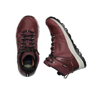 Damskie buty outdoorowe Keen Terradora II Ltr Mid Wp Wine/Black