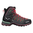 Damskie buty outdoorowe Salewa  WS MTN Trainer Lite Mid Gtx Feld Green/Fluo Coral