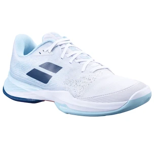 Damskie buty tenisowe Babolat Jet Mach 3 AC Women White/Angel Blue  EUR 39