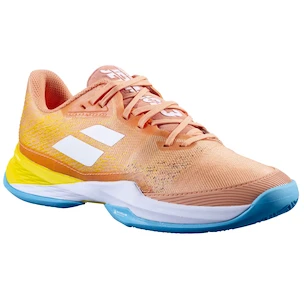 Damskie buty tenisowe Babolat Jet Mach 3 Clay Women Coral/Gold Fusion