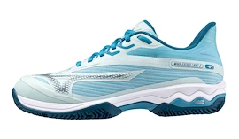 Damskie buty tenisowe Mizuno Wave Exceed LIGHT 2 CC Blue Glow/Moroccan Blue/Blue Topaz