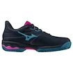 Damskie buty tenisowe Mizuno Wave Exceed Light 2 W Padel Midnight Navy/Fuchsia Purple