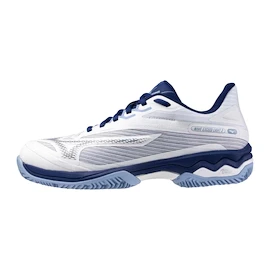 Damskie buty tenisowe Mizuno Wave Exceed Light 2 W White/Bellwether Blue